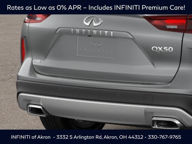 new 2025 INFINITI QX50 car, priced at $42,843
