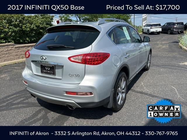 used 2017 INFINITI QX50 car, priced at $17,700