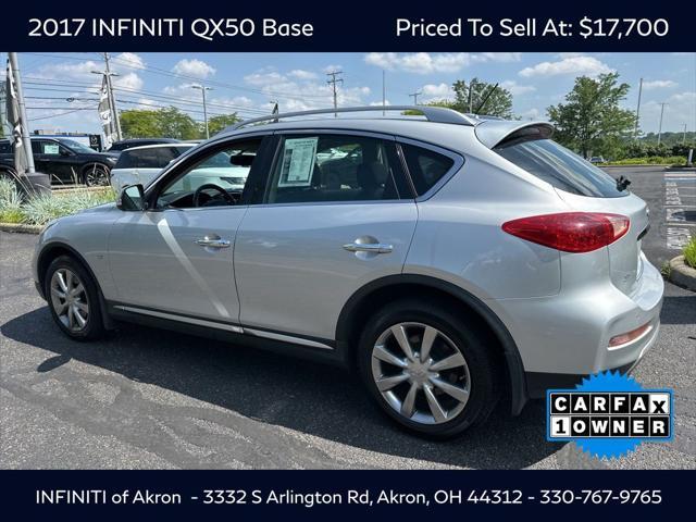 used 2017 INFINITI QX50 car, priced at $17,700