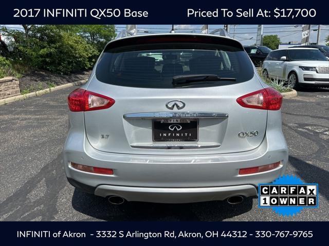 used 2017 INFINITI QX50 car, priced at $17,700
