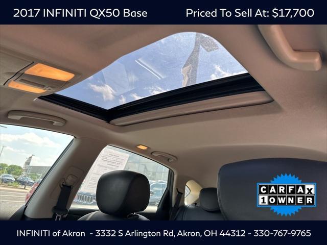 used 2017 INFINITI QX50 car, priced at $17,700