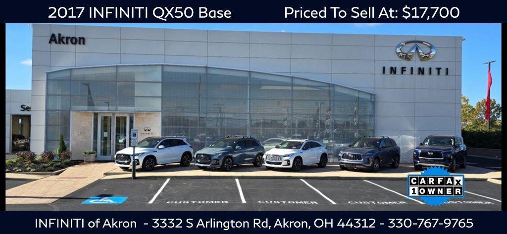 used 2017 INFINITI QX50 car, priced at $17,700