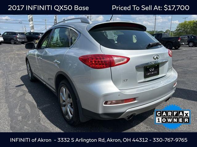 used 2017 INFINITI QX50 car, priced at $17,700