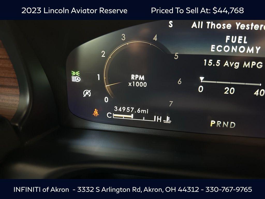 used 2023 Lincoln Aviator car, priced at $44,768