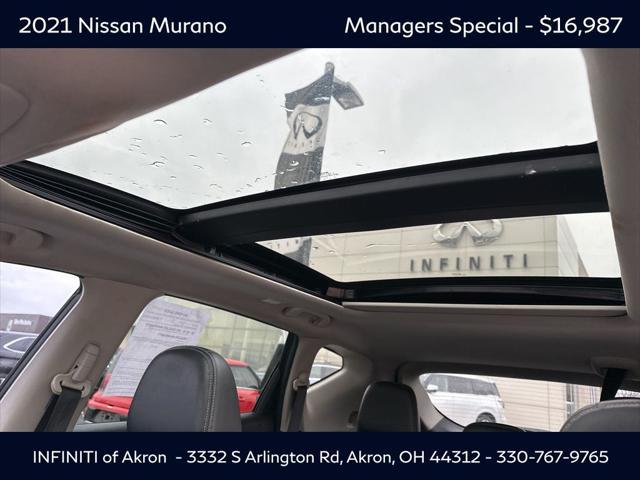 used 2021 Nissan Murano car, priced at $16,987