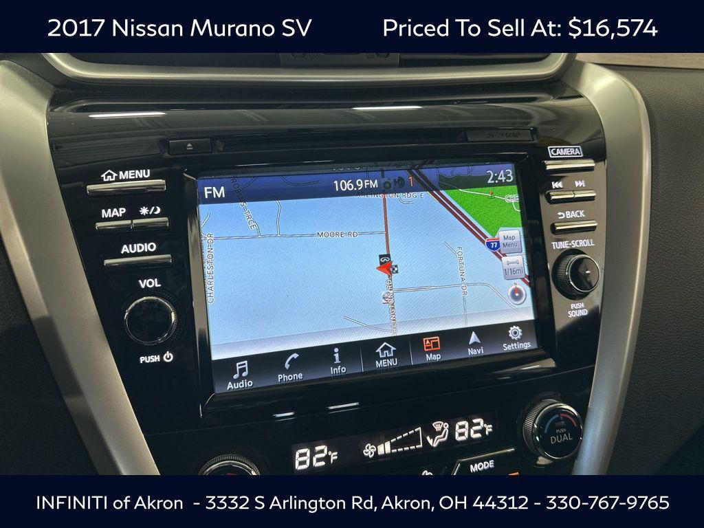 used 2017 Nissan Murano car, priced at $16,574