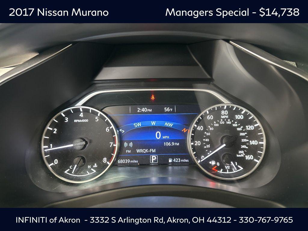 used 2017 Nissan Murano car, priced at $14,738