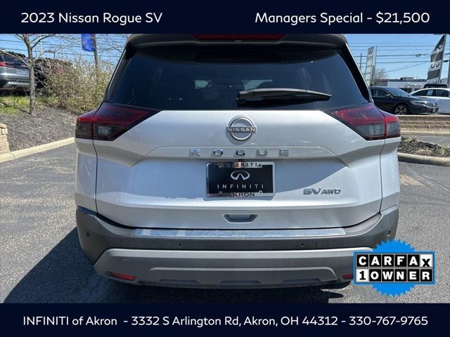 used 2023 Nissan Rogue car, priced at $21,500