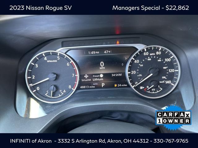used 2023 Nissan Rogue car, priced at $22,862