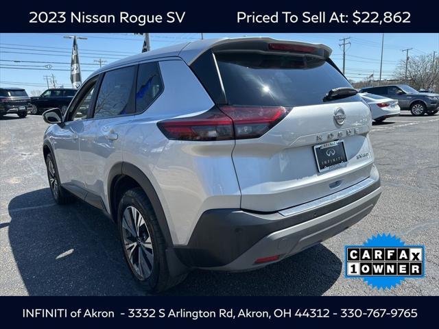 used 2023 Nissan Rogue car, priced at $22,862