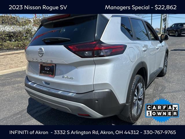 used 2023 Nissan Rogue car, priced at $22,862