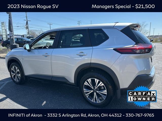 used 2023 Nissan Rogue car, priced at $21,500