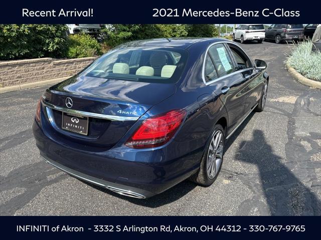 used 2021 Mercedes-Benz C-Class car, priced at $25,784