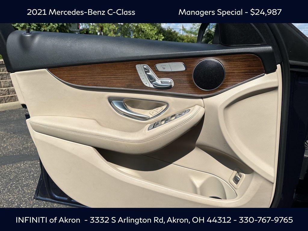 used 2021 Mercedes-Benz C-Class car, priced at $24,987