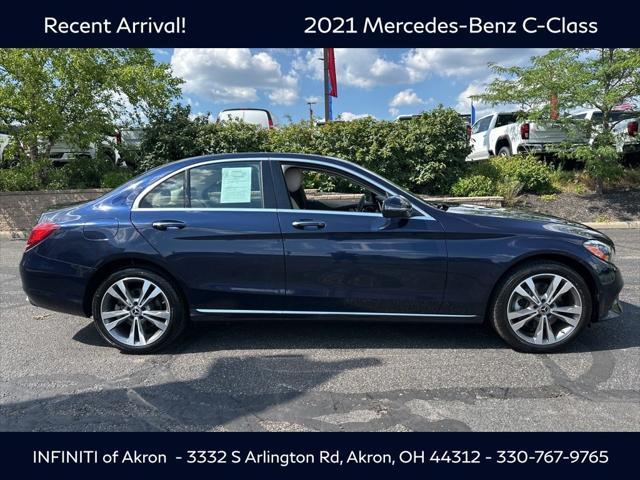 used 2021 Mercedes-Benz C-Class car, priced at $25,784