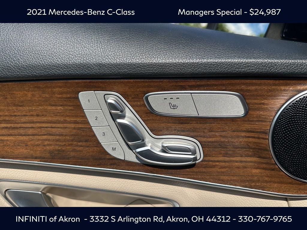 used 2021 Mercedes-Benz C-Class car, priced at $24,987