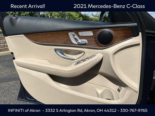 used 2021 Mercedes-Benz C-Class car, priced at $25,784