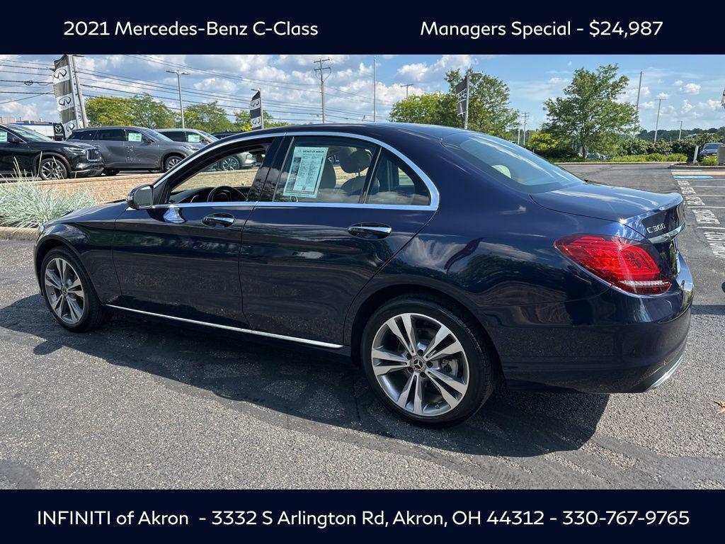 used 2021 Mercedes-Benz C-Class car, priced at $24,987
