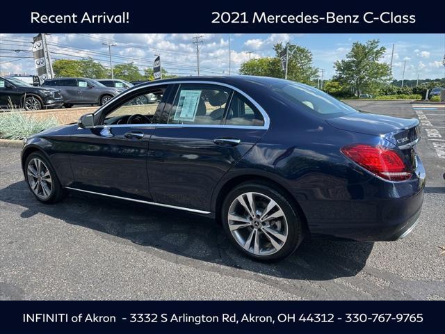 used 2021 Mercedes-Benz C-Class car, priced at $25,784