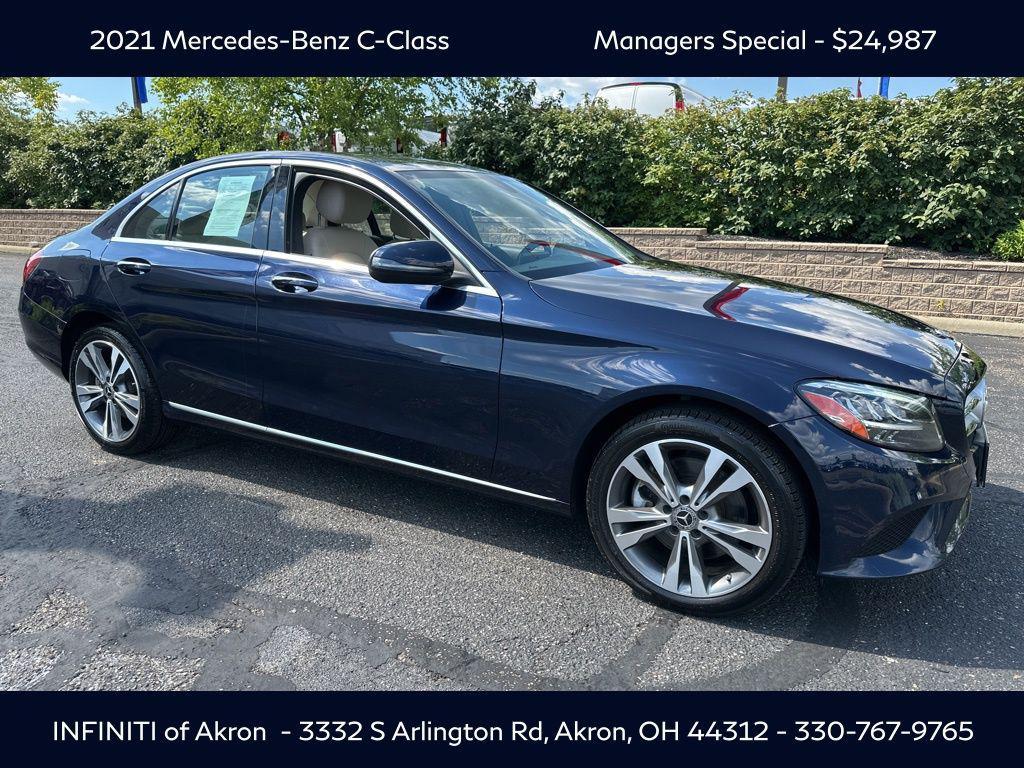 used 2021 Mercedes-Benz C-Class car, priced at $24,987