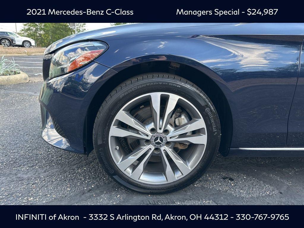 used 2021 Mercedes-Benz C-Class car, priced at $24,987