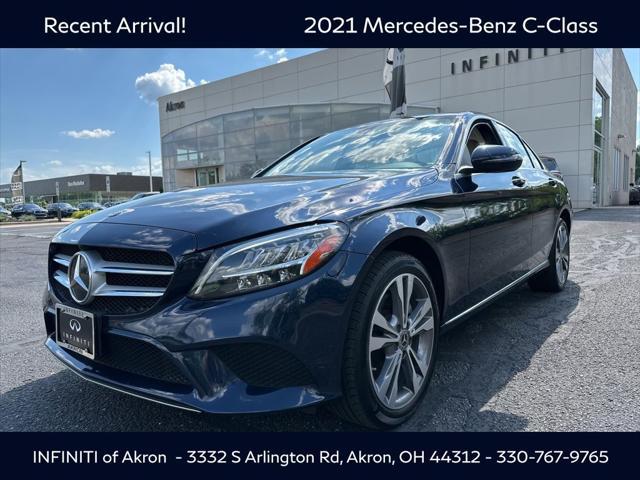 used 2021 Mercedes-Benz C-Class car, priced at $25,784