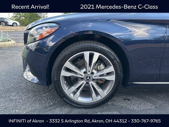 used 2021 Mercedes-Benz C-Class car, priced at $25,784