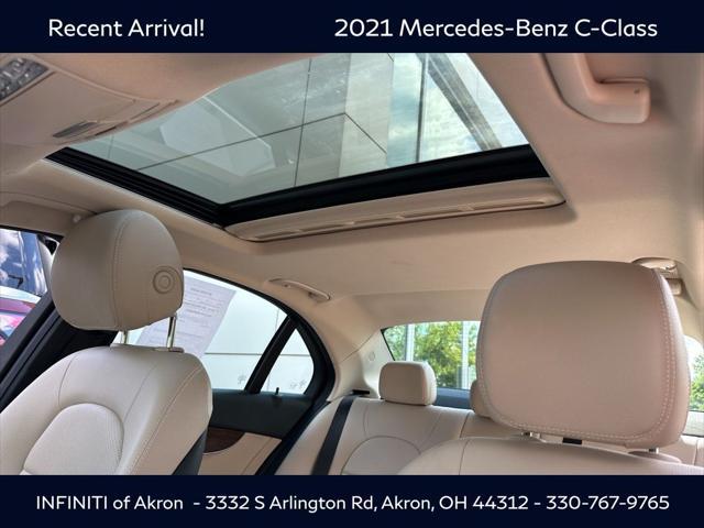 used 2021 Mercedes-Benz C-Class car, priced at $25,784