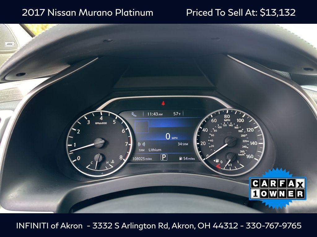 used 2017 Nissan Murano car, priced at $12,000