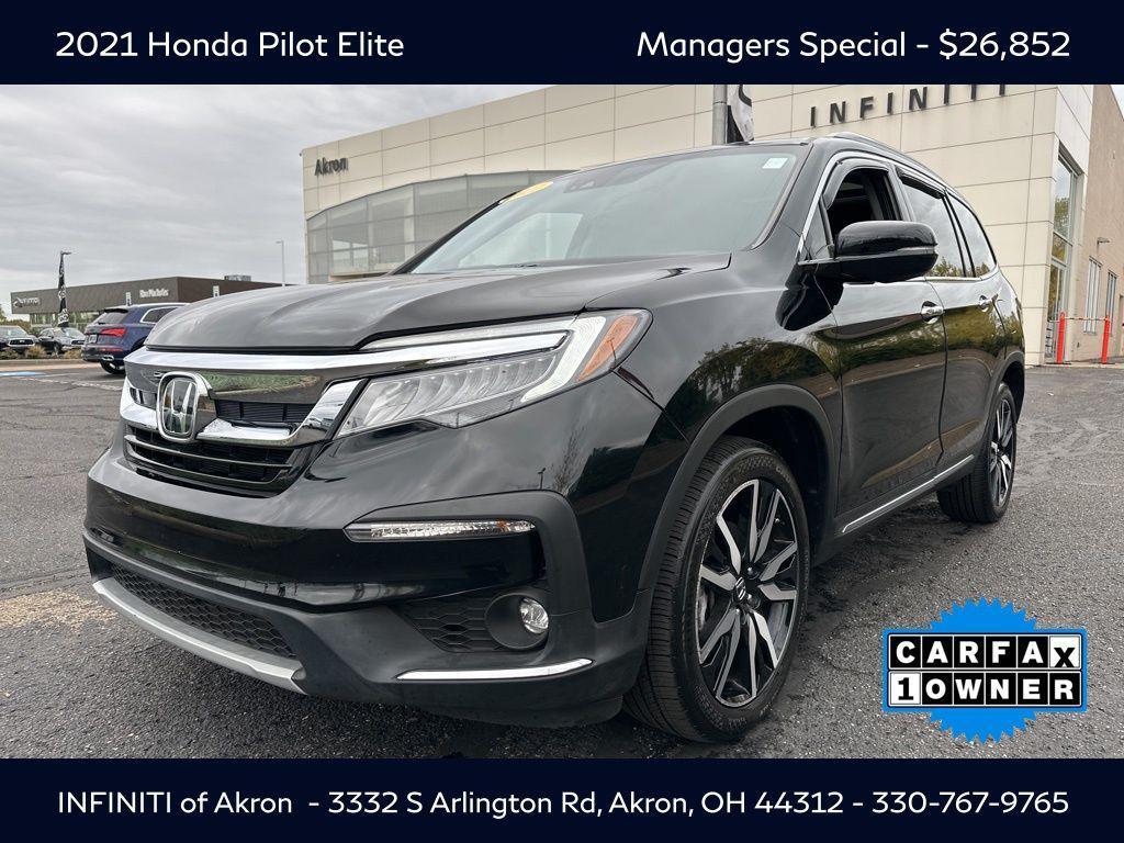 used 2021 Honda Pilot car, priced at $26,852