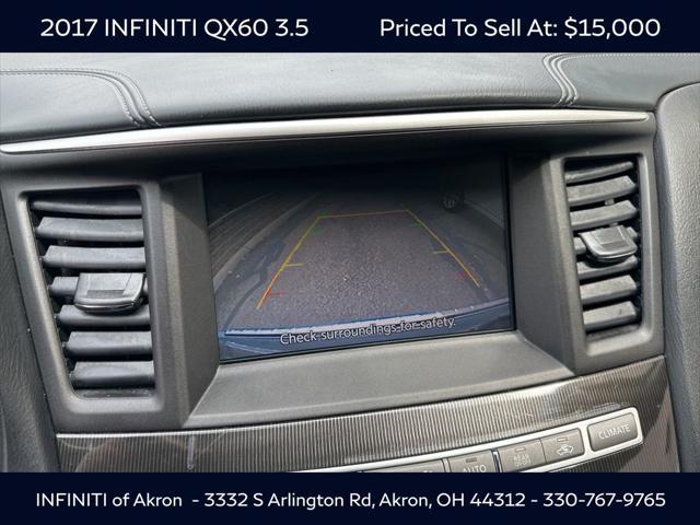 used 2017 INFINITI QX60 car, priced at $15,000