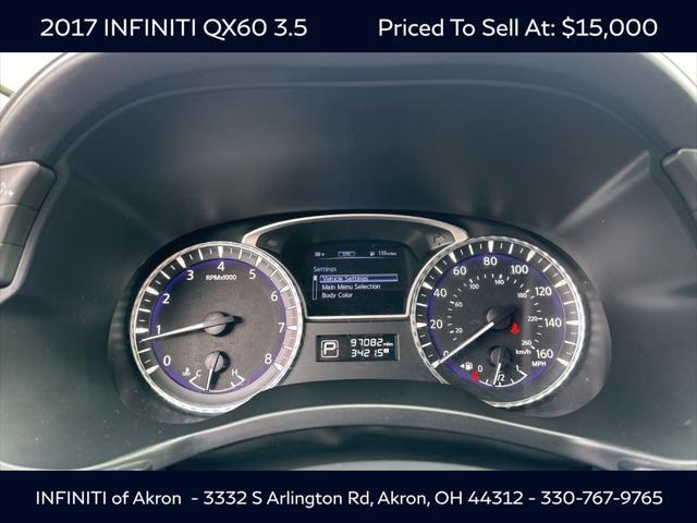 used 2017 INFINITI QX60 car, priced at $15,000