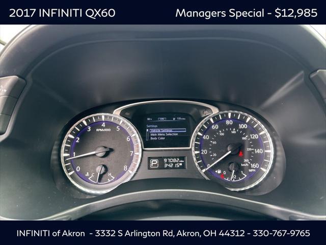 used 2017 INFINITI QX60 car, priced at $12,985