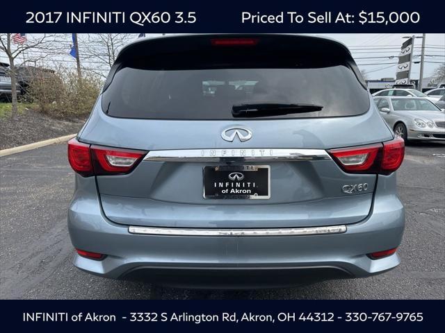 used 2017 INFINITI QX60 car, priced at $15,000