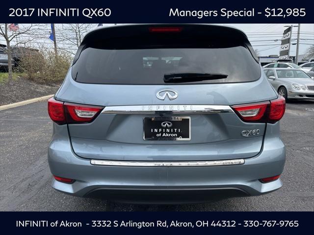 used 2017 INFINITI QX60 car, priced at $12,985