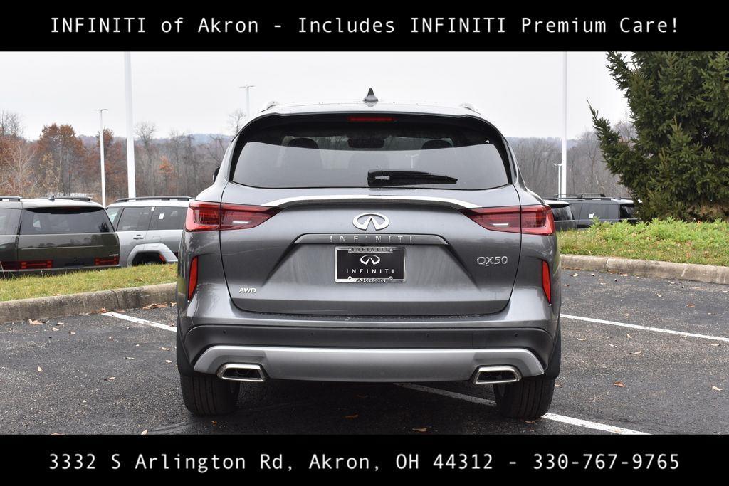 new 2025 INFINITI QX50 car, priced at $46,454