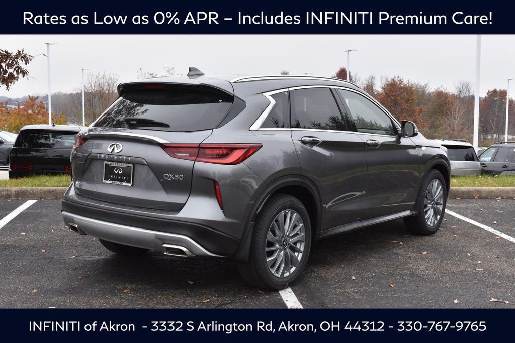 new 2025 INFINITI QX50 car, priced at $46,454