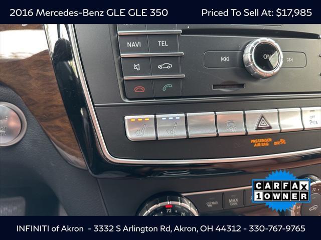 used 2016 Mercedes-Benz GLE-Class car, priced at $17,985