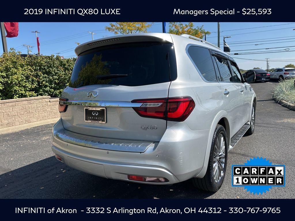 used 2019 INFINITI QX80 car, priced at $25,593