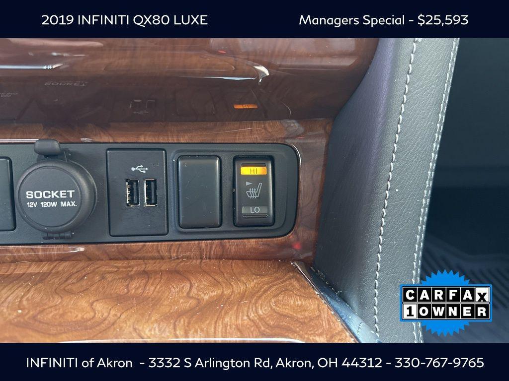 used 2019 INFINITI QX80 car, priced at $25,593