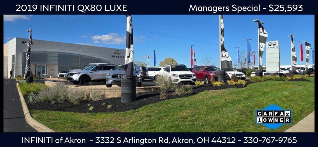 used 2019 INFINITI QX80 car, priced at $25,593
