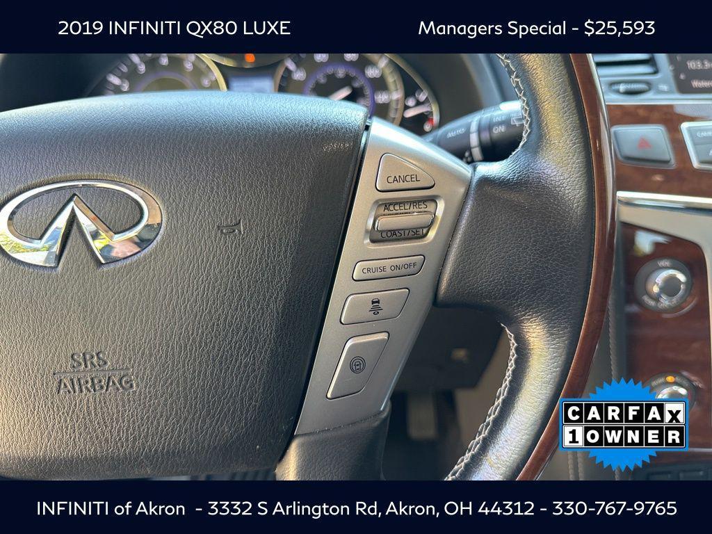 used 2019 INFINITI QX80 car, priced at $25,593