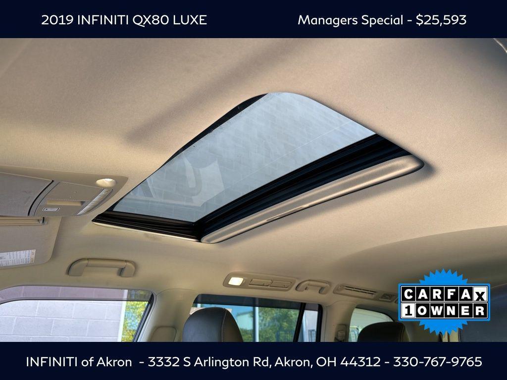 used 2019 INFINITI QX80 car, priced at $25,593