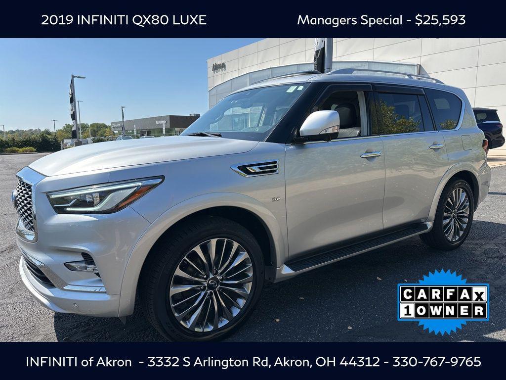 used 2019 INFINITI QX80 car, priced at $25,593