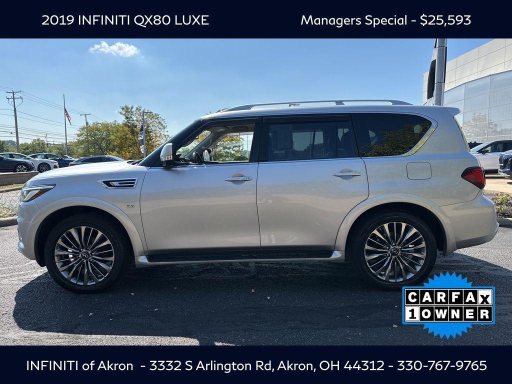 used 2019 INFINITI QX80 car, priced at $25,593