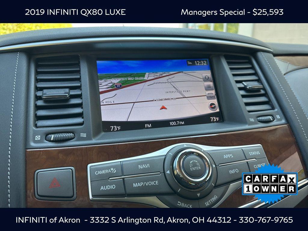 used 2019 INFINITI QX80 car, priced at $25,593