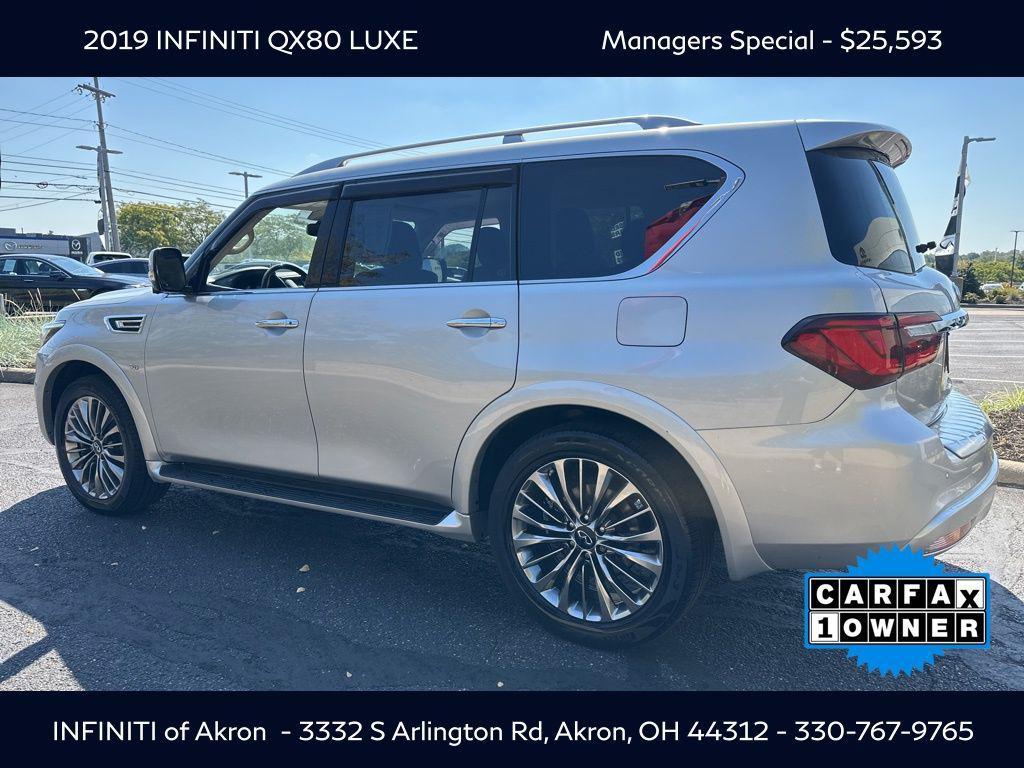 used 2019 INFINITI QX80 car, priced at $25,593