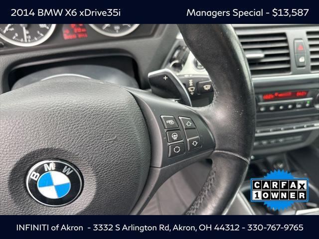 used 2014 BMW X6 car, priced at $13,587