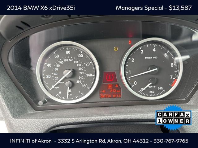 used 2014 BMW X6 car, priced at $13,587