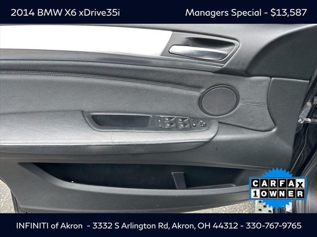 used 2014 BMW X6 car, priced at $13,587